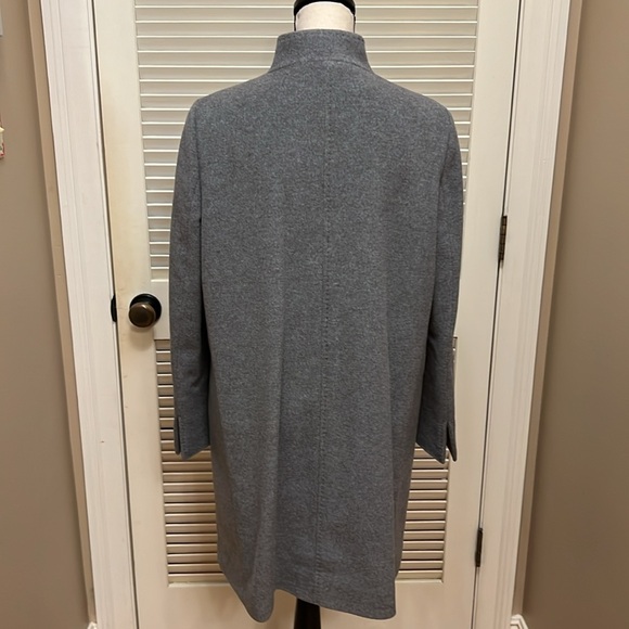 Cinzia Rocca Icons Medium Weight Wool & Cashmere-Blend Coat in Gray, Size 8, NWT - Picture 14 of 17